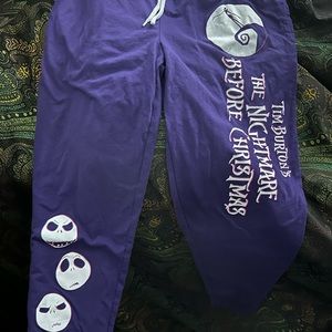 Sweat pants nightmare before Christmas